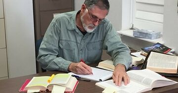 Mark At Desk